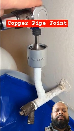 How to clean paint off copper pipe like a pro! #asmr #howto #diy #plumbing #tools #subscribe #shorts