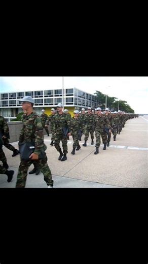 The Loudest Walk to Arnold Hall! | USAFA Basic Training 2005
