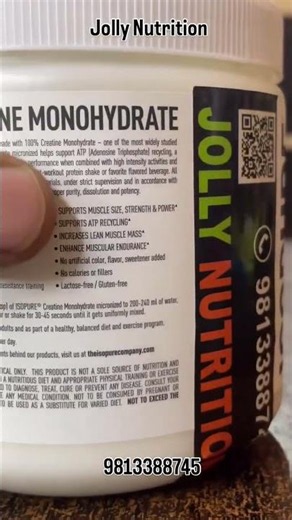 Isopure Creatine monohydrate review Joly Nutrition #jolly_nutrition