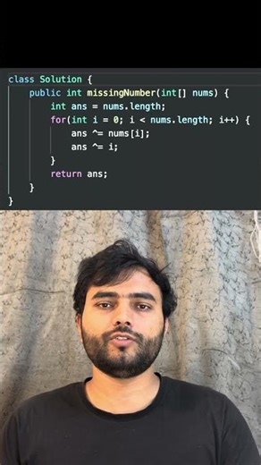 Missing Number | LeetCode QS 268 | Day 31/365