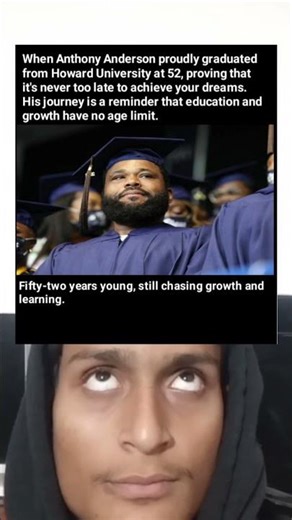 Anthony Anderson Graduates at 52 🎓 | Howard University Journey Proves It’s Never Too Late