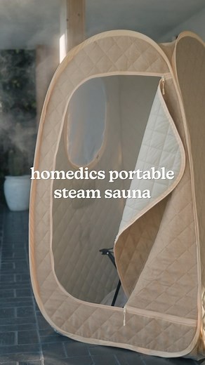 Homedics on Instagram: "📣 New drop alert! It’s getting cold outside but it’s heating up in here. Introducing SaunaZen, the portable sauna designed for serious sweat therapy: 💪improved muscle recovery 🌟glowing skin 😌deep relaxation 💧heats up to 115F in 15 mins ⏰up to 60 minutes of heat 🙌folds down in seconds for easy storage! Ready to feel the heat? Shop now at Homedics.com via the link in bio!"