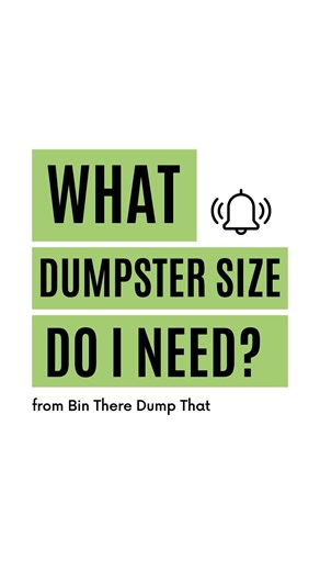 Wondering what size dumpster is right for your project? Our operators answer this question every single day — here’s their expert advice to help you choose with confidence. #BinThereDumpThat #DumpsterRental #ResidentialFriendlyDumpsters #HomeImprovement #HomeCleanout #Decluttering #GarageCleanout #RelocationGuide #Downsizing | Bin There Dump That | Facebook