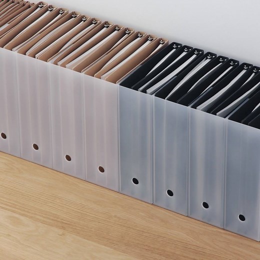 2.6K views · 14 reactions | A file box that stores more than just files. In MUJI, we let you decide how you want to use our products. Take this PP Stand File Box for instance: Use it to organize magazines and documents, or use it to organize household items such as cleaning products. The possibilities are endless for just Php 475. #MUJI #MUJIPH #Essential #Home #Storage | MUJI Philippines | Facebook