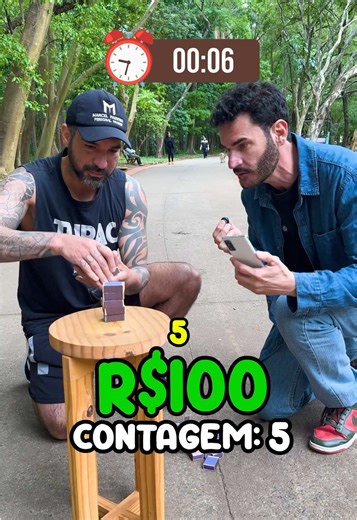 Desafio de Empilhar Fósforos com John Leitão