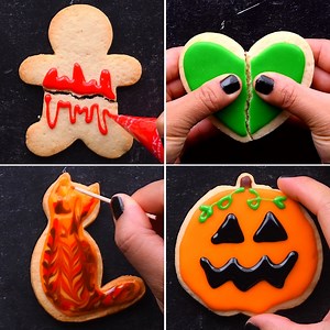 9 SPOOK-tacular cookie designs for Halloween! 🧙‍♀️🎃💀 | So Yummy