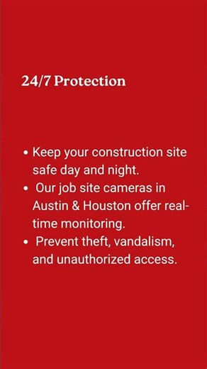 Secure Every Corner: Job Site Cameras for Austin & Houston