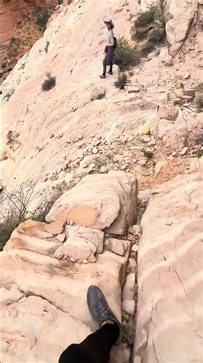 Top of the World Arch Hike POV Sand Wash Navigation #pov #deserthike