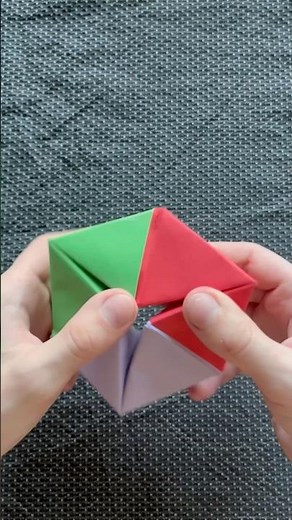Easy Origami Fidget Toy Tutorial | How To Make A Paper Infinity Flexagon