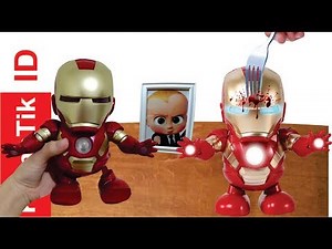 IRON MAN Dance I Love 3000 ~ KlunaTik Eating IRON MAN Dancing ~ KlunaTik ASMR Sounds No Talk (2020)