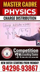 Charge Distribution Explained | Master Cadre Physics Coaching in Chandigarh | Physics Coaching