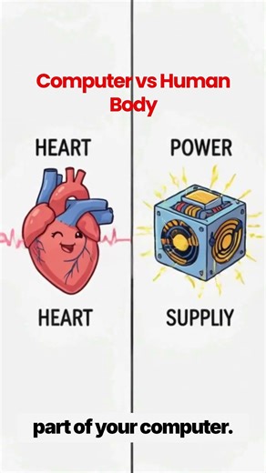Computer vs Human Body