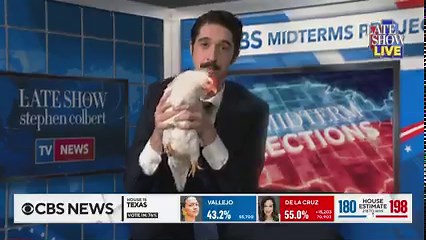 We've enlisted the help of Steve Clucknacki to talk us through some of tonight's results. 🐔 #Colbert | The Late Show with Stephen Colbert