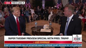 5.4K views · 772 reactions | HAPPENING NOW: President Trump joins RSBN LIVE at Mar-a-Lago WATCH LIVE: https://www.rsbnetwork.com/video/live-super-tuesday-preview-special-with-president-trump-at-mar-a-lago-3-4-24/ | Right Side Broadcasting | Facebook