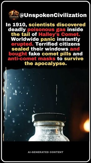 The Great Comet Panic #shorts #1910sHistory
