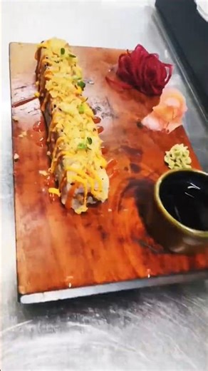 vegetable tempura Sushi #sushi #vegetables #japnese #food #chef #foodblogger #restaurant #kitchen