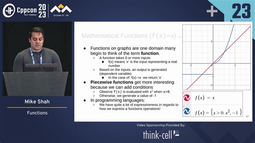 Back to Basics: Functions in C++ - Mike Shah - CppCon 2023