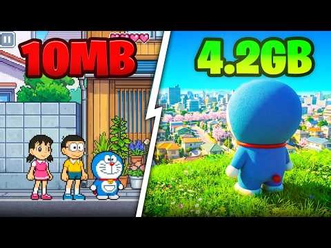 I TRY 10 MB VS 4.2 GB DORAEMON GAMES