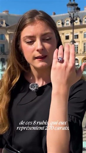💞 Platinum, diamond, ruby ​​ring 💞 Bague en platine sertie de diamants, rubis. 19 900,00 €
