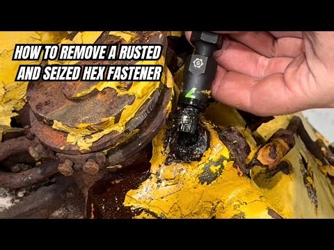 How to Remove a Rusted and Seized Hex Fastener with a GripEdge G-FORS Broken Bolt Extractor!