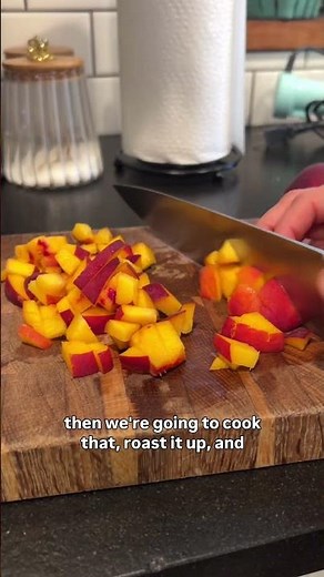 Peach and Corn Salad with Hot Honey Peach Vinaigrette