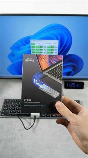 Waterproof SSD Enclosure! TerraMaster D1 Unboxing and Speed Test