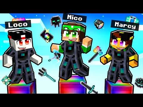 SOPRAVVIVI agli OGGETTI DELL'INFINITO su UN PILASTRO DI BEDROCK in MINECRAFT!