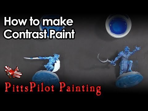 How I Make My Own Contrast Paint