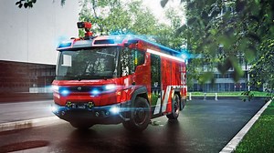 Rosenbauer RT Shows How an Electric Fire Truck Can Go Electric