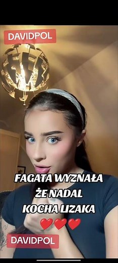 Fagata wyznała że nadal kocha Lizaka #fagata #lizak #davidpol #shoty