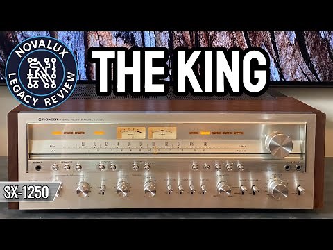 Pioneer SX-1250 Stereo Receiver Restoration Overview & Demo