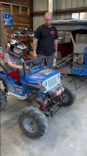 How does it work… 36v Power Wheels… #addictedtooctane #powerwheels #jeep