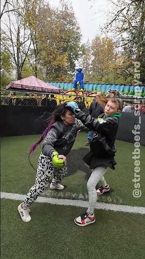 Woman Battle it out in MMA gloves