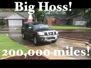 UpDaTe 2005 Nissan Armada SE off-road 5.6 v8 pov test drive 0-60 rip