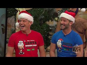 Santa Speedo Run Boystown!