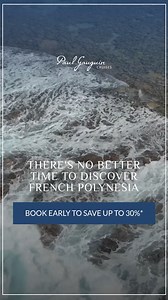 Discover the wonders of French Polynesia aboard Le Paul Gauguin and enjoy the unique atmosphere and uncrowded luxury of a small ship South Pacific voyage. Book early to save up to 30% with the PONANT Bonus*. T&C's apply. | Ponant