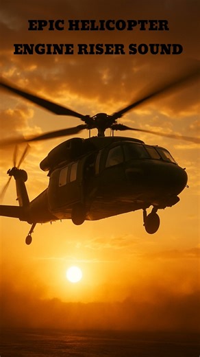 🚁⚡ EPIC HELICOPTER ENGINE Riser Sound | Cinematic Build-Up 🎬🔥