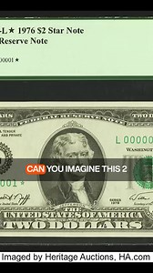 48K views · 276 reactions | Rare $2 Bill Discoveries Can you imagine this 2 bill selling for 35,250? Well, whoever came across this 2 bill was able to sell it for that much money. So you can see that this 1976 2 bill was graded by PCGS at a 64 PPQ. | Ageless Assets | Facebook