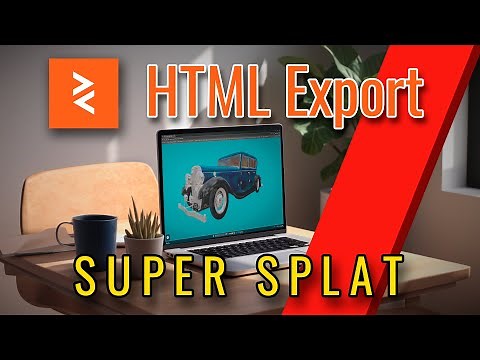 Export HTML Gaussian Splatting viewer from Super Splat