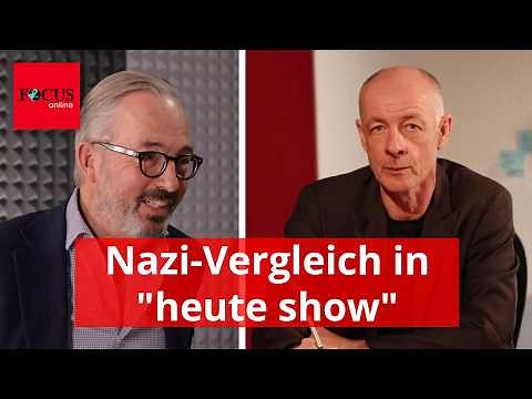 Nazi comparison on "heute show": Fleischhauer remains calm