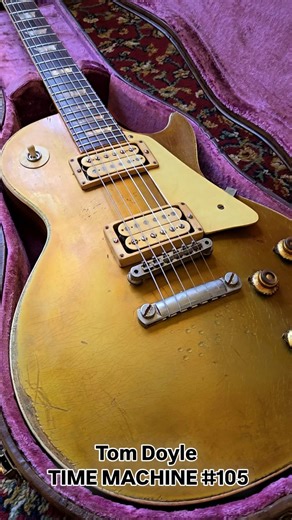 doylecoils on Instagram: "TRUE LEGEND UNCOVERED! 🤯 Stop scrolling and feast your eyes on the Gibson Custom Shop Tom Doyle TIME MACHINE #105! This incredibly rare True Historic 1957 Les Paul Goldtop is a relic'd masterpiece, skillfully aged by Tom Doyle and his team. Every detail, every check mark, takes you straight back to '57. Turn on the sound and experience the flyover! 👉 Tap the link in bio for more info about the Tom Doyle TIME MACHINE Les Paul Relic Series #DoyleCoils #GibsonCustomShop 