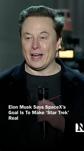 Newsweek on Instagram: "Elon Musk, joined by Pete Hegseth at the SpaceX facility, said the company’s goal is to make “Star Trek” real, with large spaceships carrying people to other planets and distant star systems."