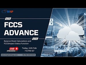 Oracle FCCS Advanced Techniques: Mastering Balance Sheet Calculations and FCCSImpact Status Function