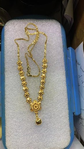 V chain ⛓️ 10ana 21k hallmark #gold #jewellery