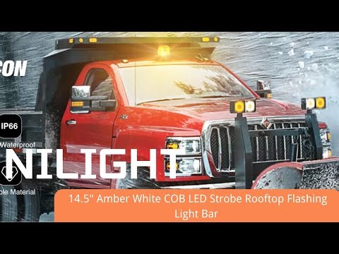 Nilight 40 LED Amber Strobe Light Explained | 360° Visibility, 7 Flash Modes & Magnetic Mount
