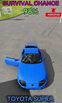 Jump & break test Part 195 #beamngdrive #crashtest #gaming