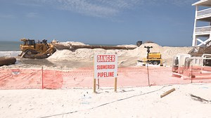 Beach renourishment project begins at Cape San Blas