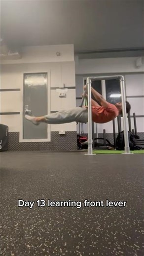 Day 13 learning front lever