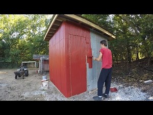 Building and Setting Up a Guinea/Goose Coop - Time Lapse