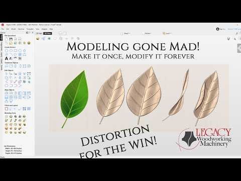 Master the Distort Tool in Aspire | One Leaf, Four Variations
